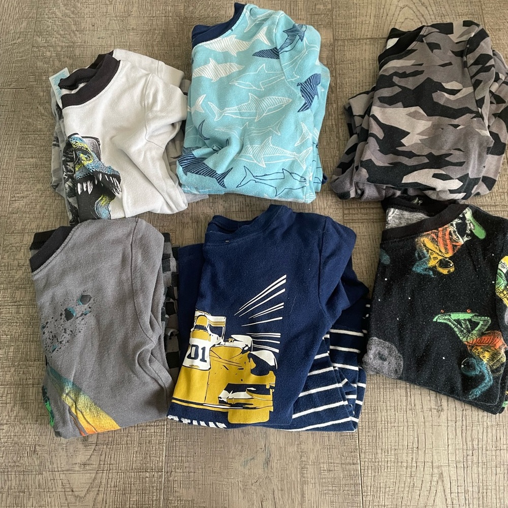 6 pairs Sz 7 kids Pjs